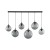 Lampa wisząca listwa ESME GRAPHITE 6
