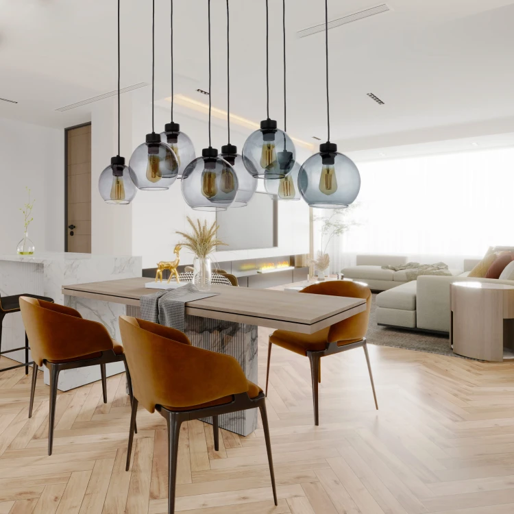 Lampa wisząca CUBUS GRAPHITE 8