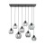Lampa wisząca CUBUS GRAPHITE 8