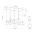 Lampa wisząca CUBUS GRAPHITE 8