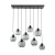 Lampa wisząca CUBUS GRAPHITE 8