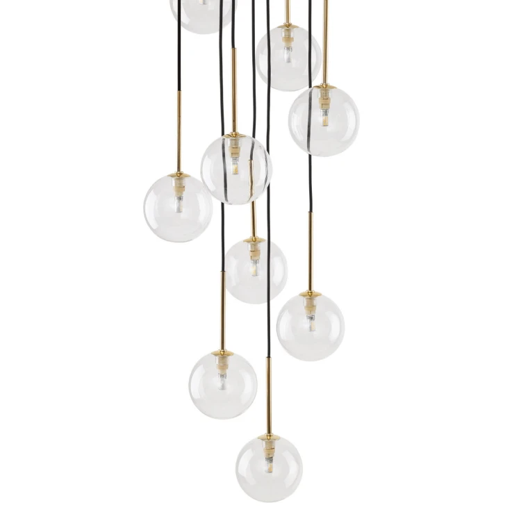 Lampa wisząca NILOS BLACK GOLD 10