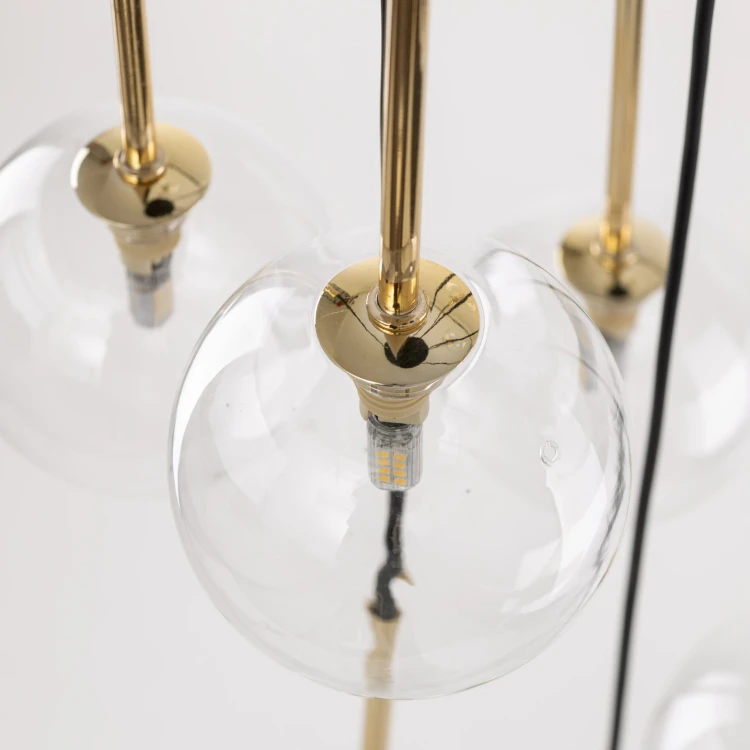 Lampa wisząca NILOS BLACK GOLD 10