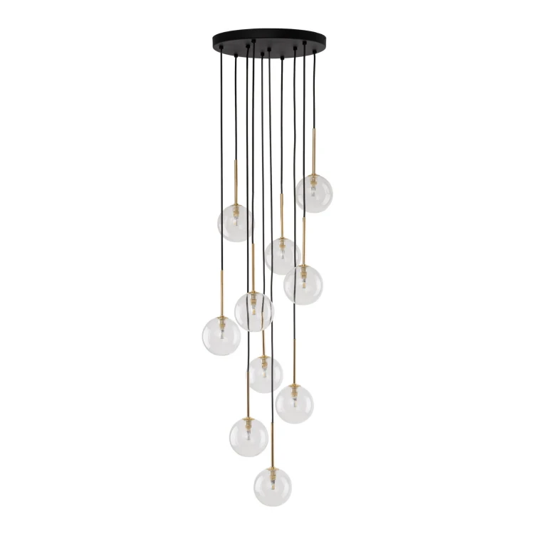 Lampa wisząca NILOS BLACK GOLD 10
