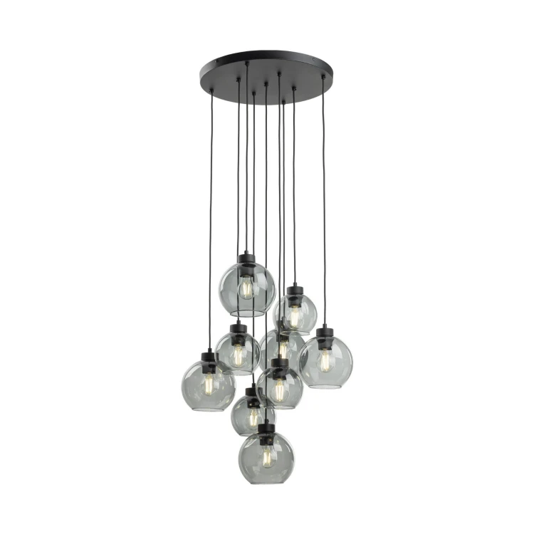 Lampa wisząca koło CUBUS GRAPHITE 9