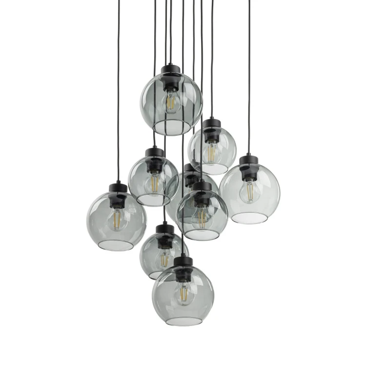 Lampa wisząca koło CUBUS GRAPHITE 9