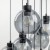 Lampa wisząca koło CUBUS GRAPHITE 9
