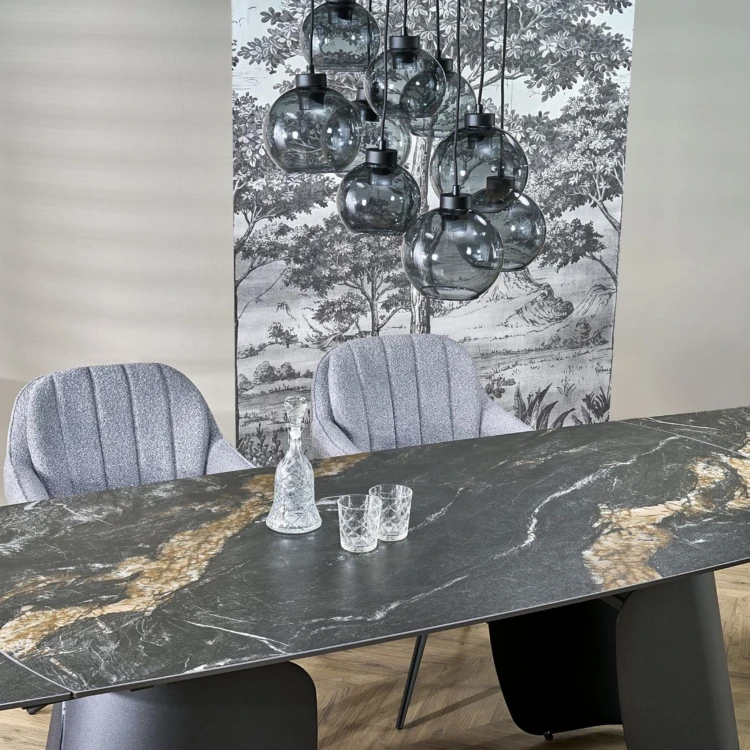 Lampa wisząca koło CUBUS GRAPHITE 9
