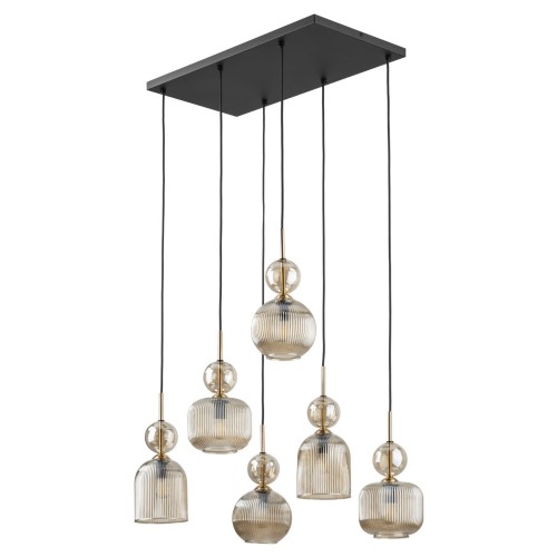 Lampa wisząca SOPHIA COGNAC 6XE14
