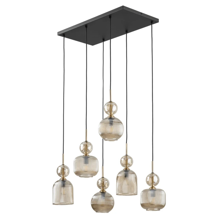 Lampa wisząca SOPHIA COGNAC 6XE14