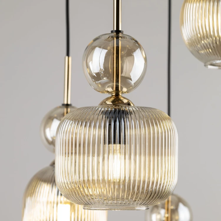 Lampa wisząca SOPHIA COGNAC 6XE14