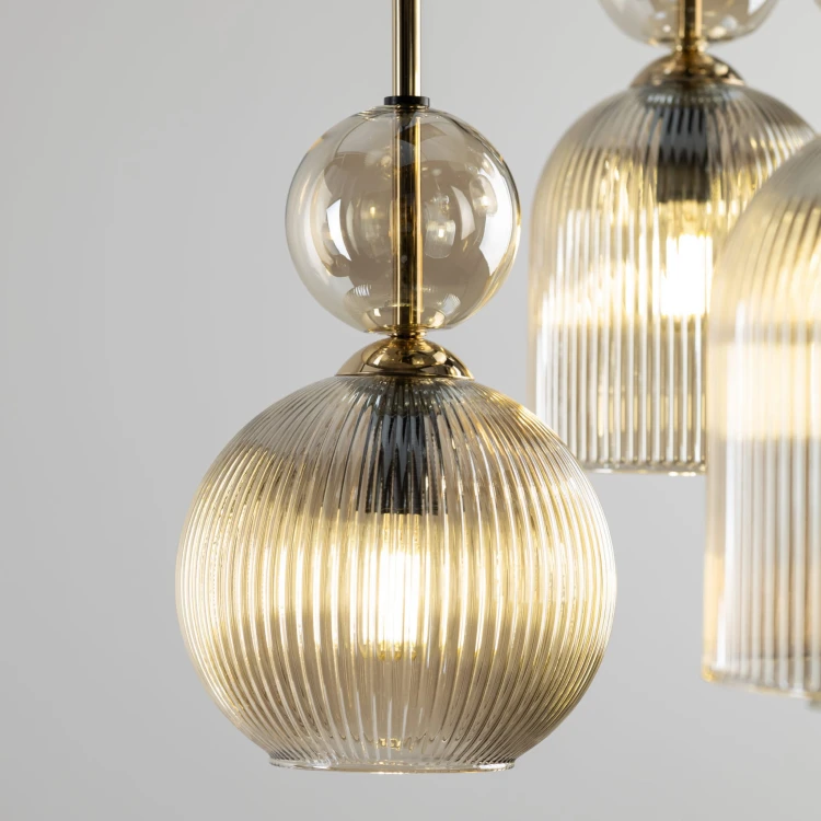 Lampa wisząca SOPHIA COGNAC 6XE14