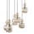 Lampa wisząca SOPHIA COGNAC 6XE14