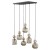 Lampa wisząca SOPHIA COGNAC 6XE14