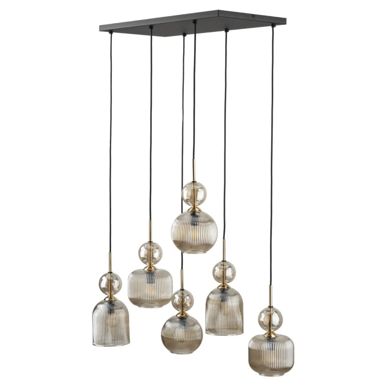 Lampa wisząca SOPHIA COGNAC 6XE14