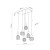 Lampa wisząca SOPHIA COGNAC 6XE14