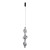 Lampa wisząca ELVA BLACK LED 22W