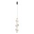 Lampa wisząca ELVA BLACK LED 22W