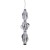 Lampa wisząca ELVA BLACK LED 22W
