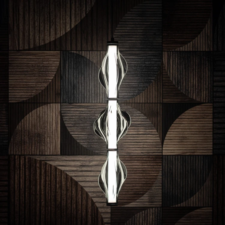 Lampa wisząca ELVA BLACK LED 22W