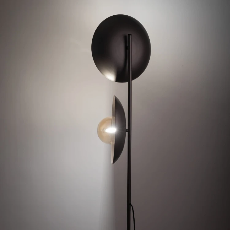 Lampa podłogowa SLATE NEW BROWN GLASS 2XG9