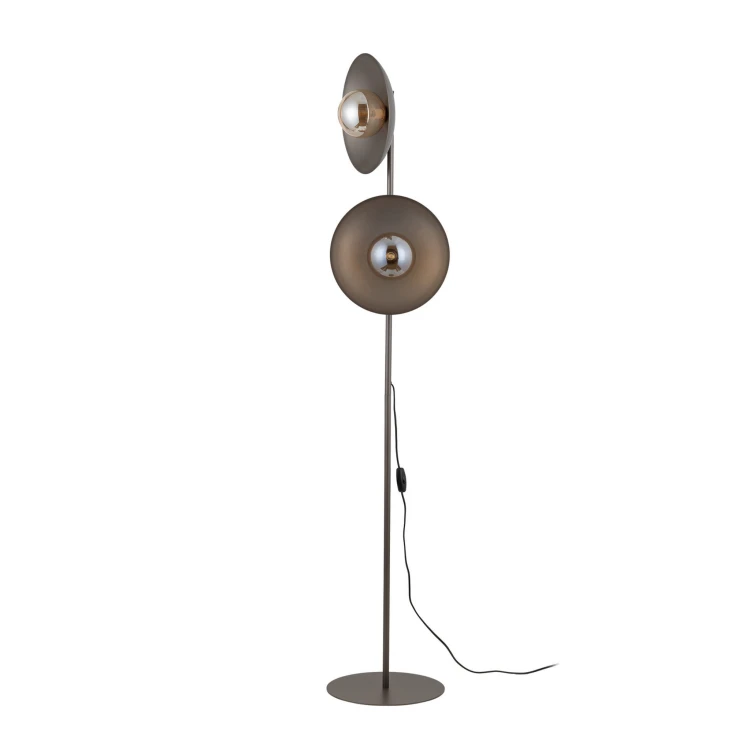 Lampa podłogowa SLATE NEW BROWN GLASS 2XG9