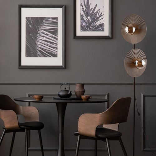 Lampa podłogowa LUNAR WOOD 2XG9