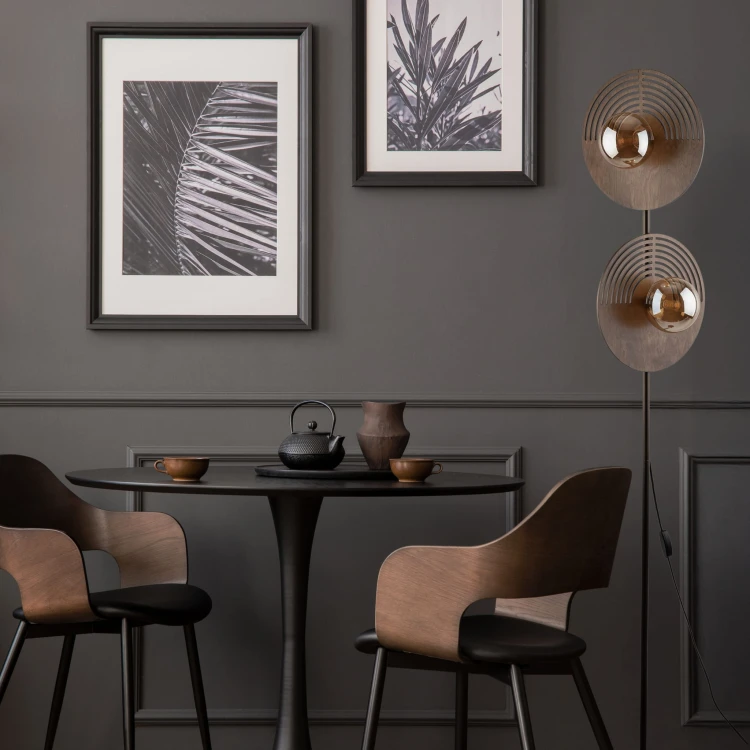 Lampa podłogowa LUNAR WOOD 2XG9