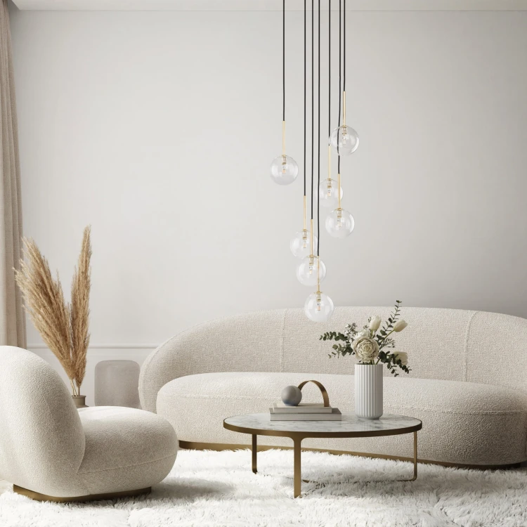 Lampa wisząca NILOS BLACK GOLD 7