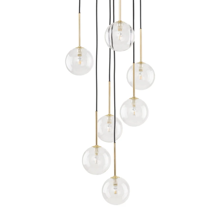 Lampa wisząca NILOS BLACK GOLD 7