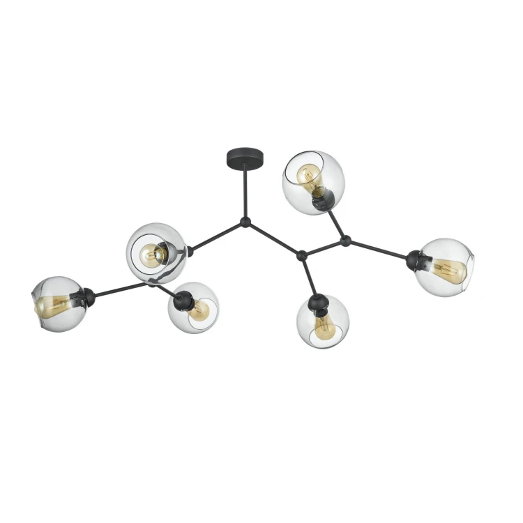 Lampa sufitowa FAIRY 6 czarna