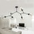 Lampa sufitowa FAIRY 6 czarna