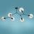 Lampa sufitowa FAIRY 6 czarna