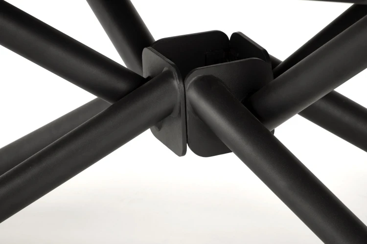 Stół rozkładany VITORINO czarny marmur 160 - 220