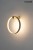 Lampa ścienna CIRCLE WALL złota