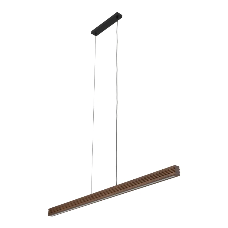 Lampa wisząca VIGA WOOD LED sosna szczotkowana orzech