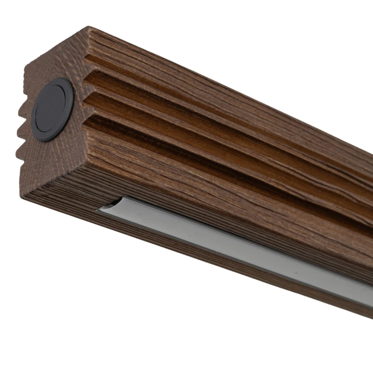 Lampa wisząca VIGA WOOD LED sosna szczotkowana orzech
