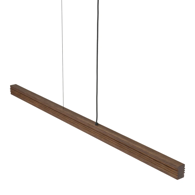 Lampa wisząca VIGA WOOD LED sosna szczotkowana orzech