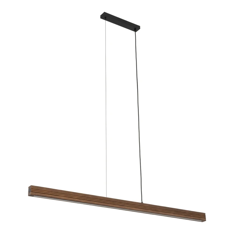 Lampa wisząca VIGA WOOD LED sosna szczotkowana orzech