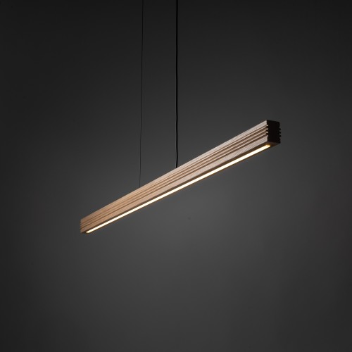 Lampa wisząca VIGA WOOD LED sosna szczotkowana postarzana