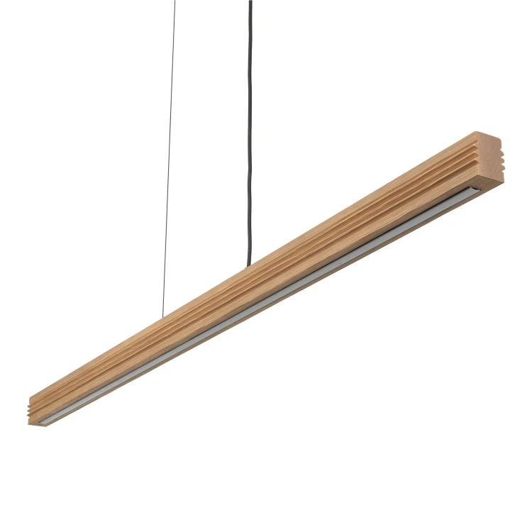 Lampa wisząca VIGA WOOD LED sosna szczotkowana postarzana