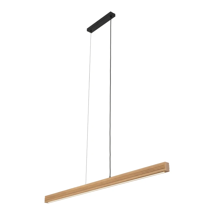 Lampa wisząca VIGA WOOD LED sosna szczotkowana postarzana