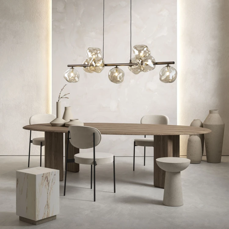 Lampa wisząca LAVA BROWN 9XG9
