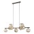Lampa wisząca LAVA BROWN 9XG9
