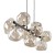 Lampa wisząca LAVA BROWN 9XG9
