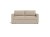 Sofa rozkładana Fleury beżowa 176x88x85 cm