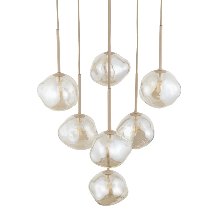 Lampa wisząca LAVA SABIA 7XG9