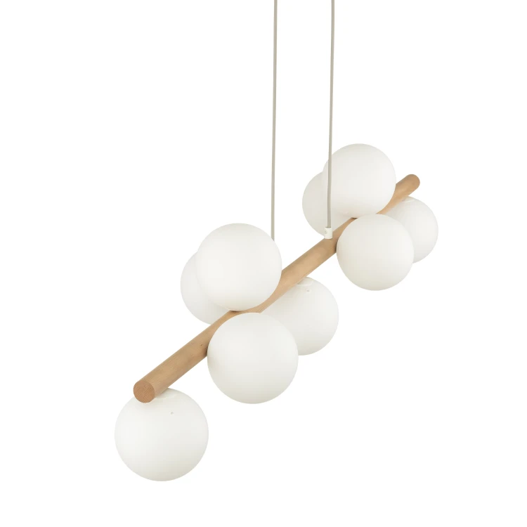 Lampa wisząca ESTERA WOOD drewniane ramię 9