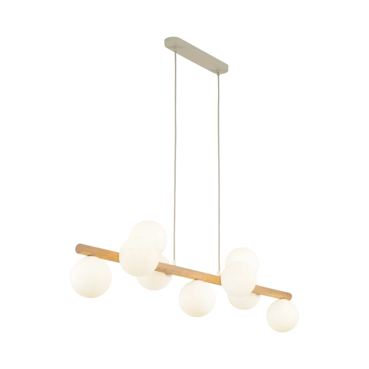 Lampa wisząca ESTERA WOOD drewniane ramię 9