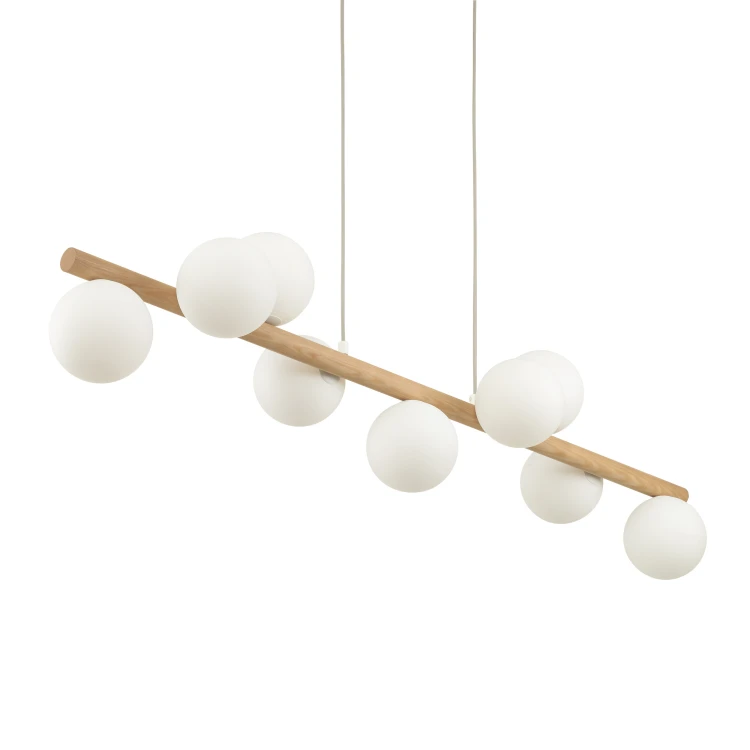Lampa wisząca ESTERA WOOD drewniane ramię 9
